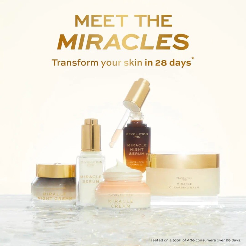 Revolution Pro Miracle Night Cream, Crema Facial Durante La