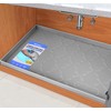 SIKADEER 19" x 19" Under Sink Mat Waterproof, Silicone Mat