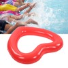 Heart Shaped Swimming Circle 120cm Thick Tear Resistant PVC Material