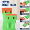 WORKPRO 200 Pack Plastic Razor Blades, Double Edged Scraper Blades,