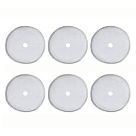 6 Pcs Universal French Press Filter Screen 3" 304 Stainless Steel French Press Filter Replacement Useful and Professional Coffee Filters, Reusable Coffee Filters, French Press Filters Replacements