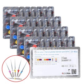 NSKI - Juego de 30 puntas de motor rotativas de endodoncia universal Niti de 25 mm