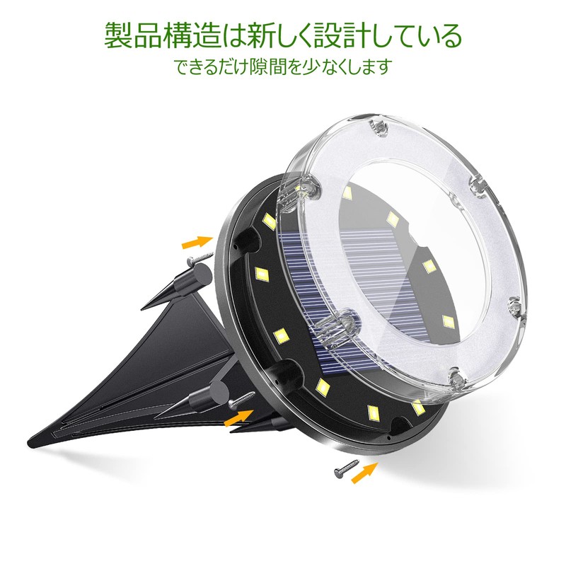 NFESOLAR LED Garden Light, Solar Light, Waterproof, Light Sensor, Stylish,