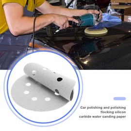 ECSiNG 25PCS Wet Dry Sandpaper 8-Hole 125mm Sanding Discs 3000/4000/5000/7000/10000 Grits for Fine Grinding Polishing Metal Glass Stone Jade Leather Varnish Wood