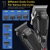 Professional Hair Clippers for Men Rechargeable Cordless Beard Trimmer &