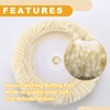 Partuto 1pc 5" 125mm Universal Wool Polishing Buffing Pad -