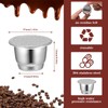 Tanlade 300 Pcs Reusable Espresso Capsules 2 Refillable Coffee Pods