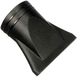 Professional Hair Dryer Nozzle, Black, Wide Design for Salon Hairdressing, Convenient Blow Dryer Attachment