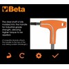 Beta 97TTX T40 Torx Star T-Handle Hex Key Wrench |