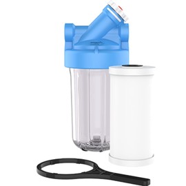 Pentair OMNIFilter BF36C Water Filter System, 10" Premium Whole House Big Blue Heavy Duty with Bypass, 1" NPT, Includes 10" Housing, TO8 Carbon Cartridge and All Tools