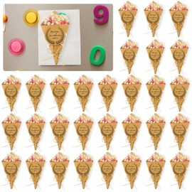 30 Pcs Mini Dried Flower Bouquet Magnet Bulk Wedding Favors for Guests Baby Shower Favors Guest Gifts Natural Dried Flowers Bundle Mother's Day Graduation Home Decoration DIY Crafts