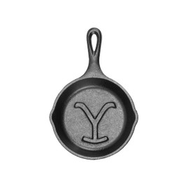 Yellowstone™ 5 Inch Seasoned Cast Iron “Power Y” Mini Skillet