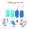 Gogogmee Gentle Back Shower Brush Double-sided Body Scrubber Exfoliating Function