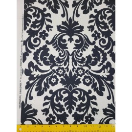 Waverly 5 Yds Waverly SNS Essence Sun N Shade in Onyx 54" W 100% Poly Outdoor Fabric