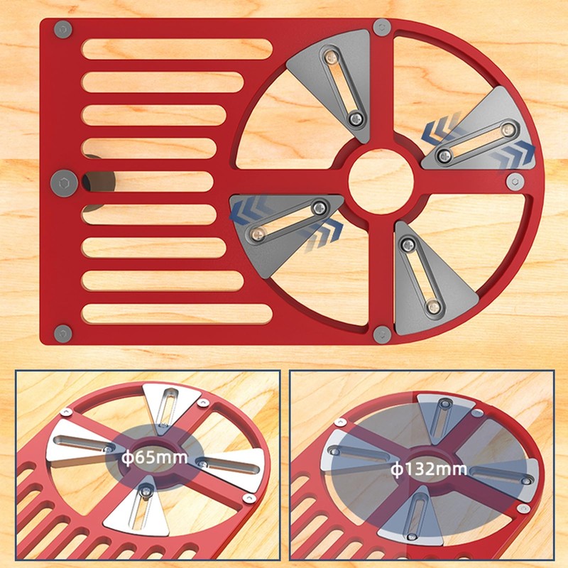 Wood Trimmer Router Router Base Plate, Aluminum Alloy Trimming Machine