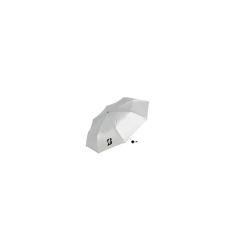 Bridgestone UM2403SV Folding Silver Umbrella, Silver, 2024 Model