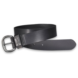 Carhartt, Signature Casual Rugged Belts for Women, Available in Multiple Styles, Colors & Sizes, Bridle Leather Debossed Keeper (Black), Small