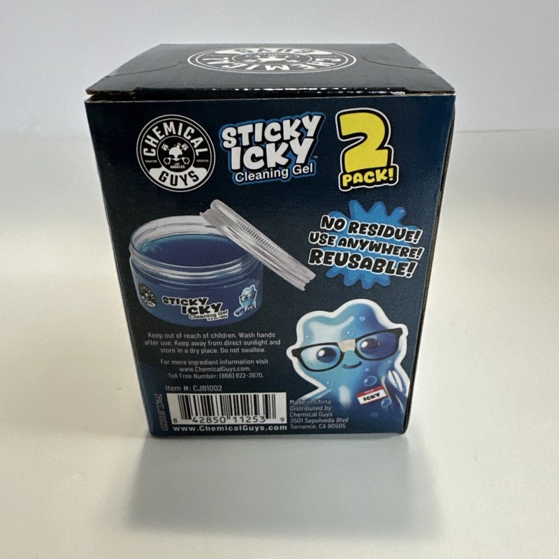 Chemical Guys Sticky Icky Cleaning Gel Green Apple Scent (2