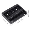 Metal 5 String Guitar Saddle Bridge Plate Electric Bass Bridge