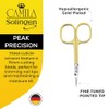 CS04 3 1/2" Modern Style Gold Plated Cuticle Scissors