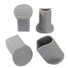 Frankana Freiko Floor Protectors Light Grey Set of 4 for