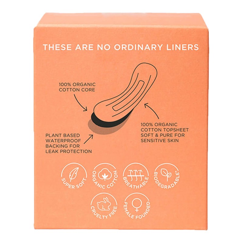 TOM Organic Ultra Thin Liners, 26 Pack