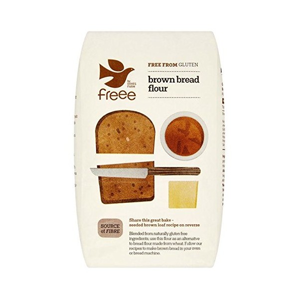 Doves Farm Gluten Free Brown Bread Flour - 1kg (2.2lbs)