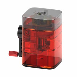 Pencil Sharpener Manual Artist Drawing Sketching Pencil Sharpener Stationery Supplies for Office Classroom Red