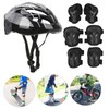 7pcs Adults Roller Skating Protect Gear Set Knee Pads Elbow