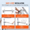 VEVOR Ladder Stabilizer, Adjustable Feet Extension Ladder Standoff, Heavy Duty