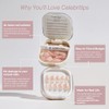Celebritips Uñas Postizas Decorativas | Amber Muse, Uñas Cortas Almendradas,