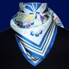 Lorenzo Cana Silk Scarf for Girls Elaborately Printed Cloth 100%