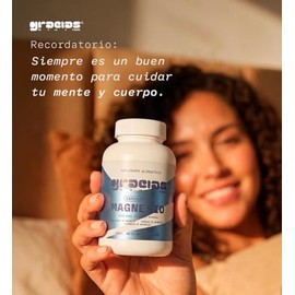 Cápsulas de Magnesio 90 Pzs – Glicinato, Citrato y Gluconato – Alta Absorción – Relajación, Sueño y Bienestar – Gracias de la Tierra