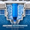 Pool Skimmer Winterizing Plug and Expansion Absorber, 1.5 and 2