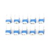 100Pcs Variable Resistor Trimmer Potentiometer Pot Electronic Component RM065 Blue