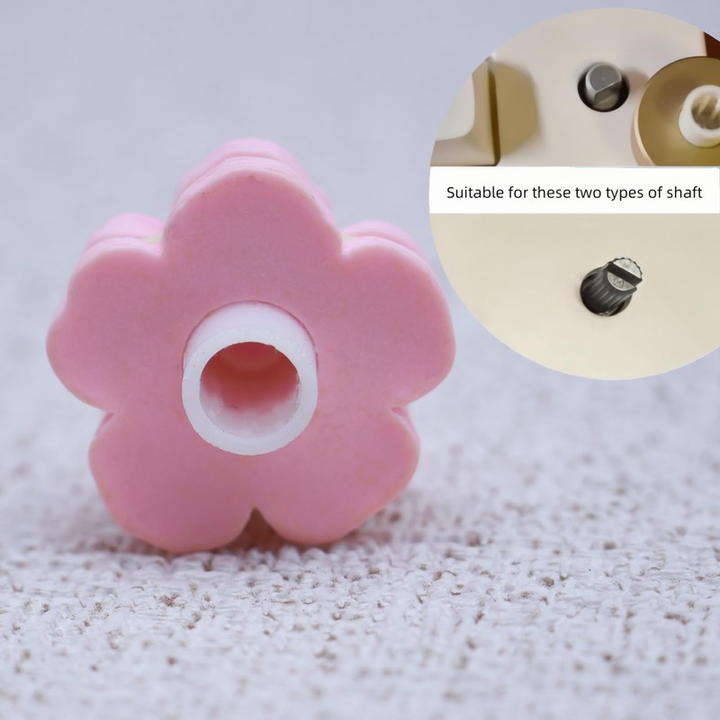 Cmokifuly Rotary Knob for Mechanical Keyboard, Handmade Resin Cute Sakura