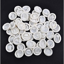 NYSh Latex Finger Sack, Commercial Use, 17.6 oz (500 g) (Approx. 900 Pcs), White, Paper Turning, Anti-Static, Disposable