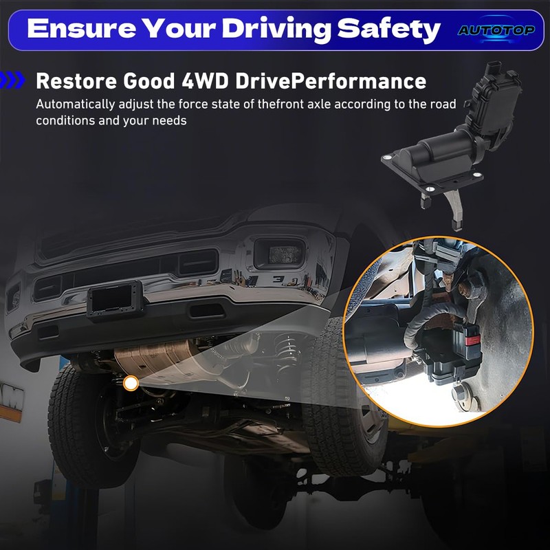 4WD Front Axle Actuator Fork Disconnect Fit for 2019-2023 Ram