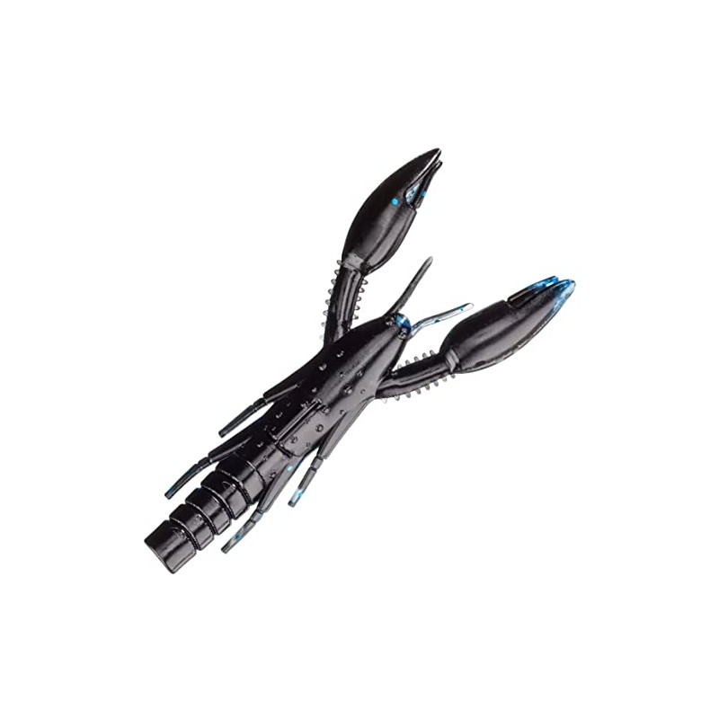 Yamamoto 3.75" Psycho DAD Black W/Blue Flake (5 Pack)