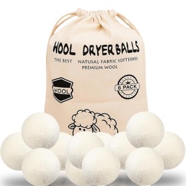 12 Stück Trocknerbälle für Wäschetrockner, 1,2 zoll/3cm Trocknerbälle für Daunenjacken Nehmen Sie eine Beutel mit, Wiederverwendbar, Wäsche zu Reduzieren Trocknungszeit, Verringern Falten und Tangle