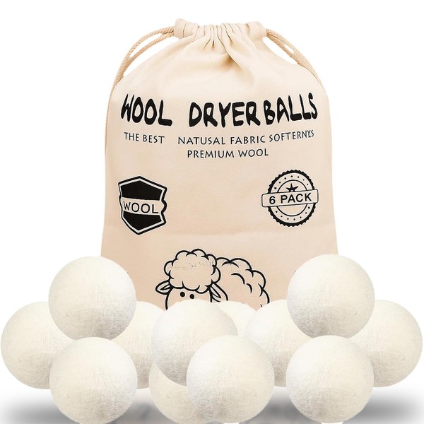 12 Stück Trocknerbälle für Wäschetrockner, 1,2 zoll/3cm Trocknerbälle für Daunenjacken