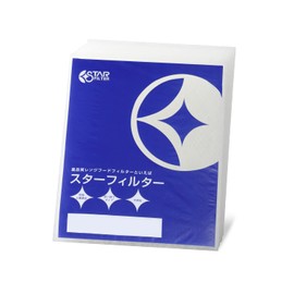 Star Filter Ventilation Fan Filter Replacement, 6 Pieces, Non-Flammable, High Rejection Rate Fiberglass Type, Thick [For 11.7 x 13.4 inches (297 x 340 mm) Frames] Range Hood Filter Cover SF02-06-0-297340