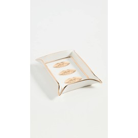 Jonathan Adler Lips Valet Trinket Tray, Gold