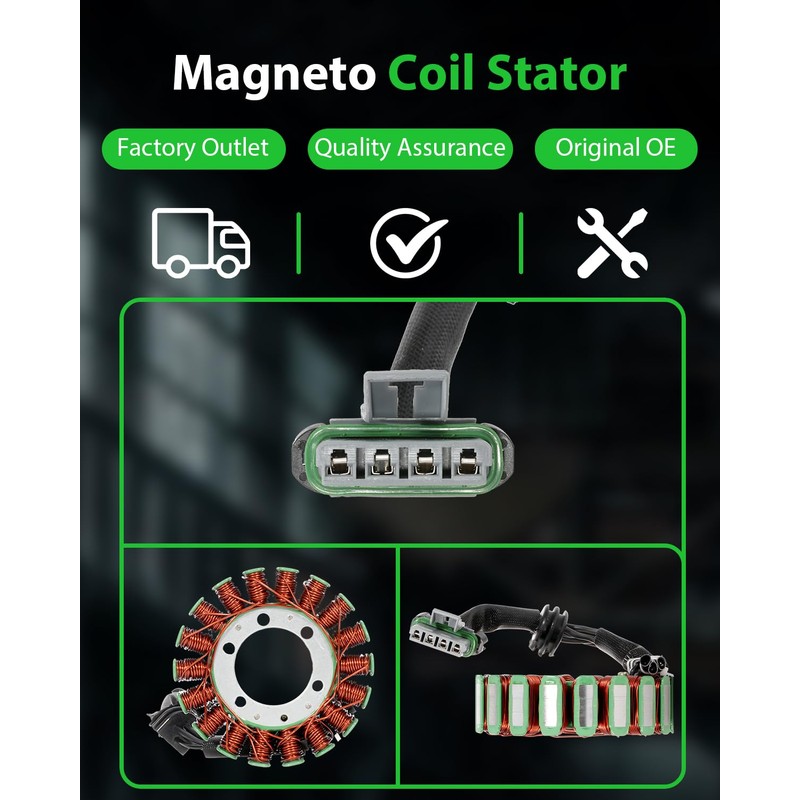 SCITOO Magneto Coil Stator with Voltage Rectifier 2007 For Polaris