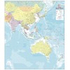 Asia West Pacific Political Wall Map - 39.5" x 34.5"