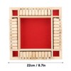 4 Sided Shut The Box Dice Game Wooden Board Table