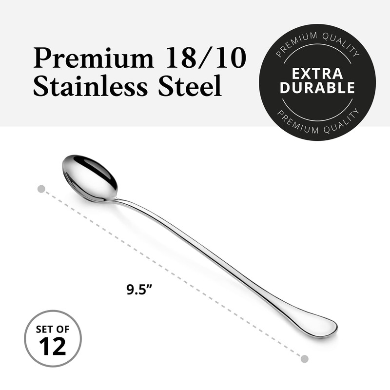 Artaste 56402 Rain 18/10 Stainless Steel Iced Cream Spoon (Set