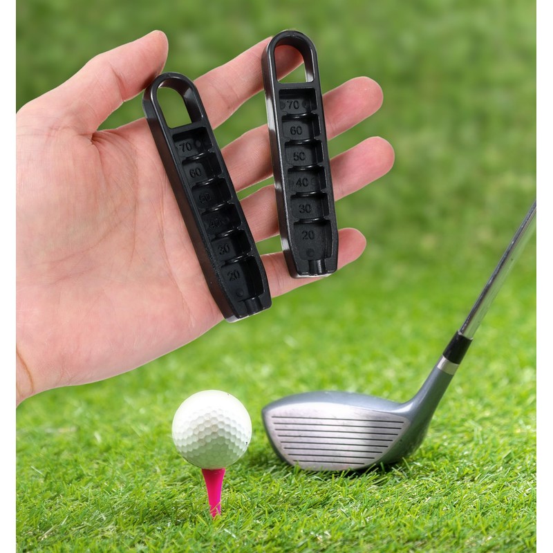 ValueBargain Golf Tee Height Setter, 3 Pcs Precision Adjustable Golf