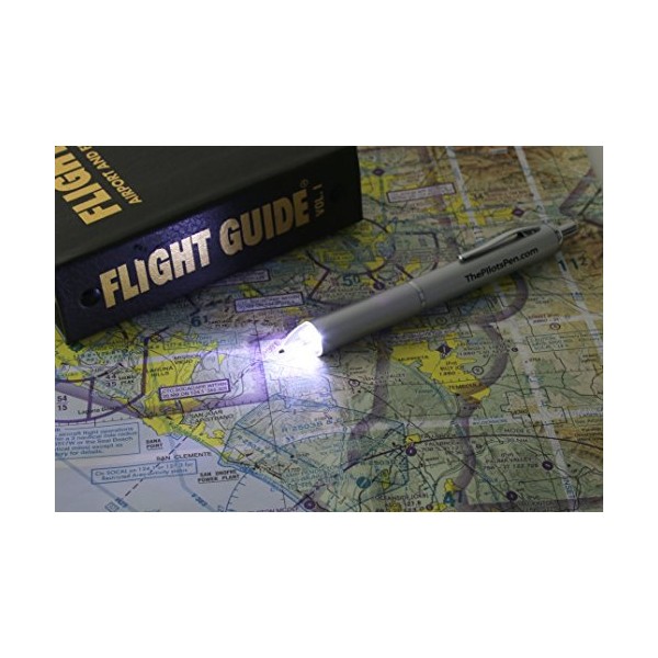 Britta Products LED Pen, The Pilot's Pen, Aviator Model - LED Powered Ink Penlight with Night Vision Lenses