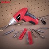 Hi-Spec 27pc 3.6V Red Small Power Electric Screwdriver Set. Cordless